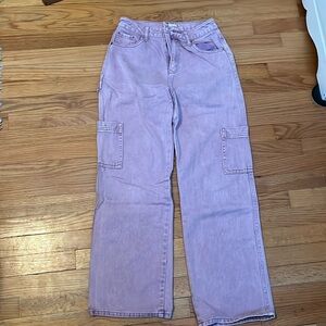 Purple Cargo pants
